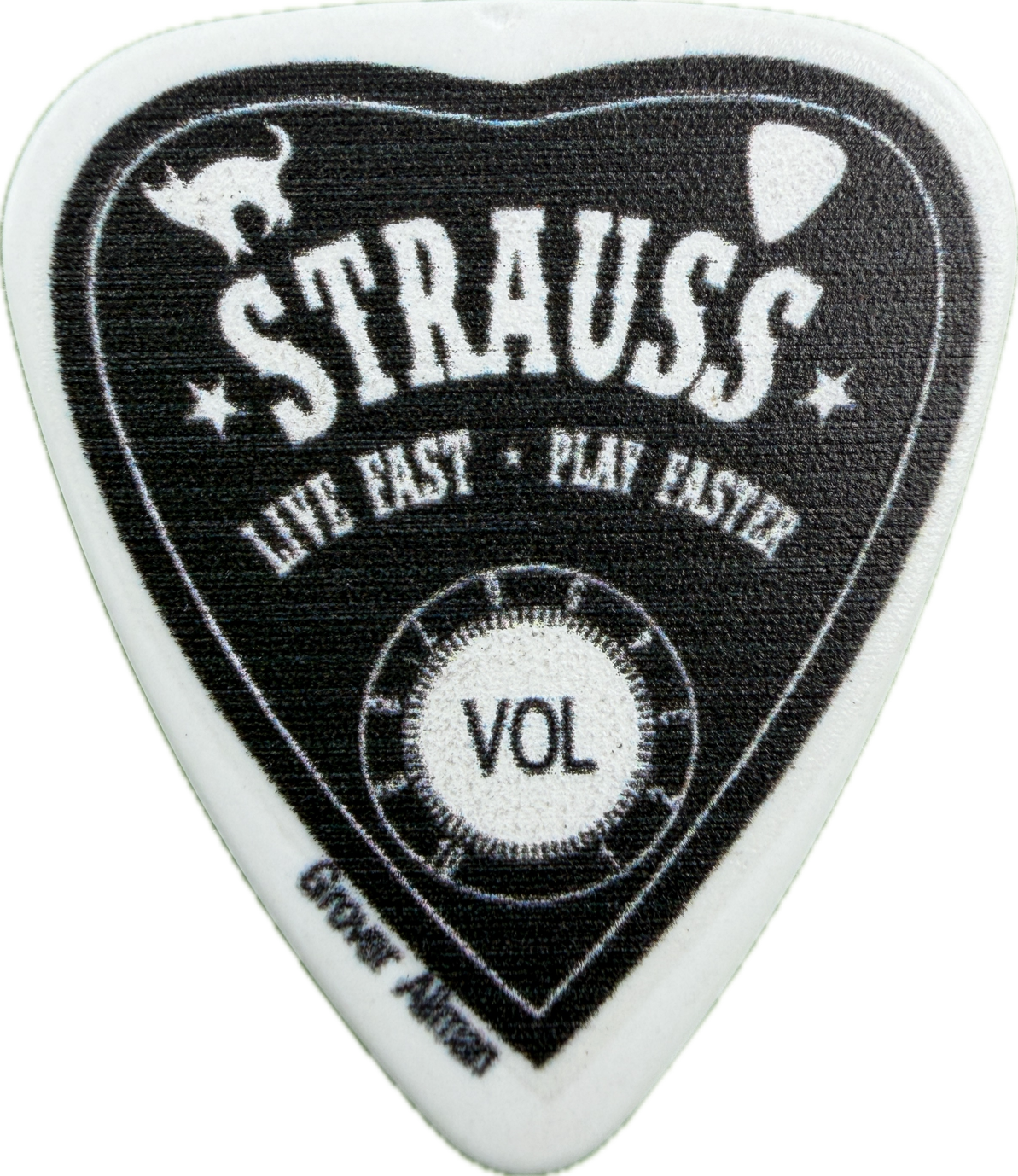 nita strauss alice cooper 2020 detroit stories tour live fast guitar pick guitar pick reverse pickrebel photo reverse