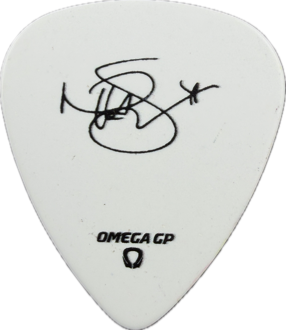 nita strauss alice cooper 2025 2025 tour portrait omega gp white guitar pick reverse pickrebel photo reverse