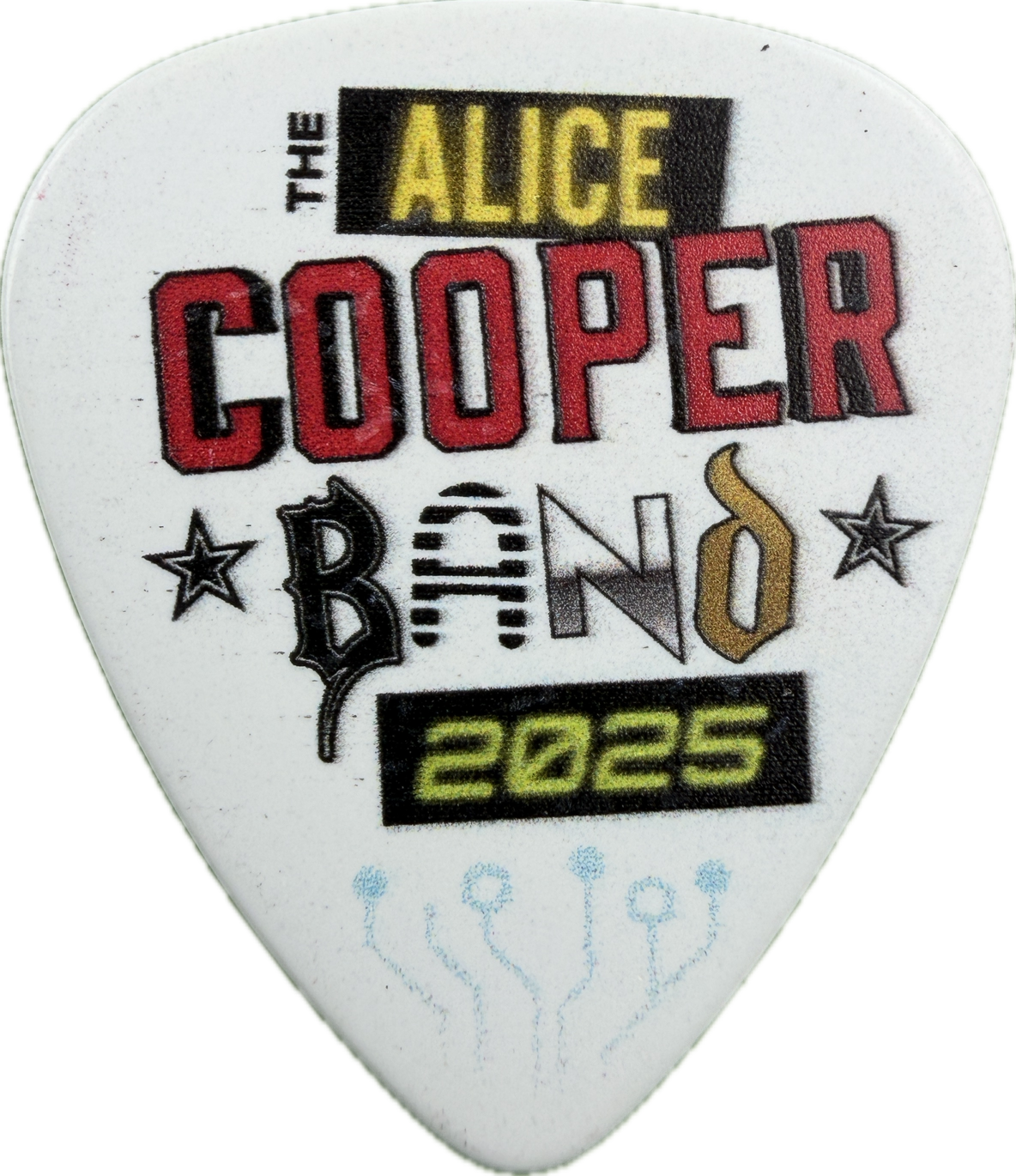 nita strauss alice cooper band 2025 portrait guitar pick guitar pick reverse pickrebel photo reverse