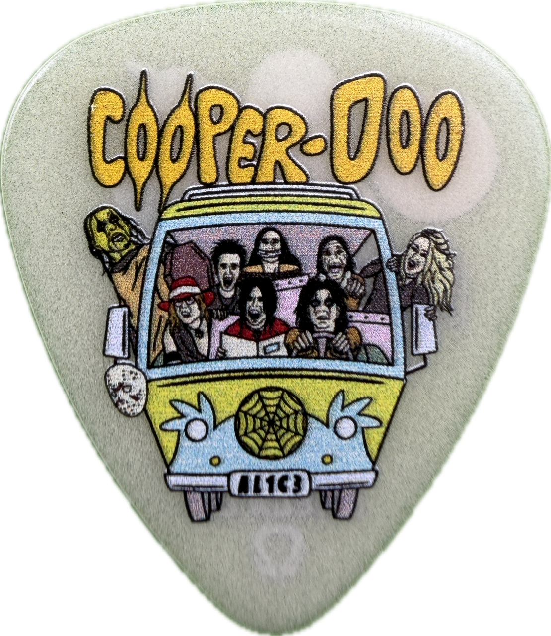 nita strauss alice cooper cooper doo guitar pick guitar pick reverse pickrebel photo reverse