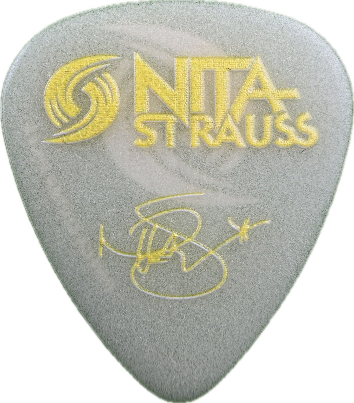 nita strauss alice cooper hurricane glow signature guitar pick guitar pick reverse pickrebel photo reverse
