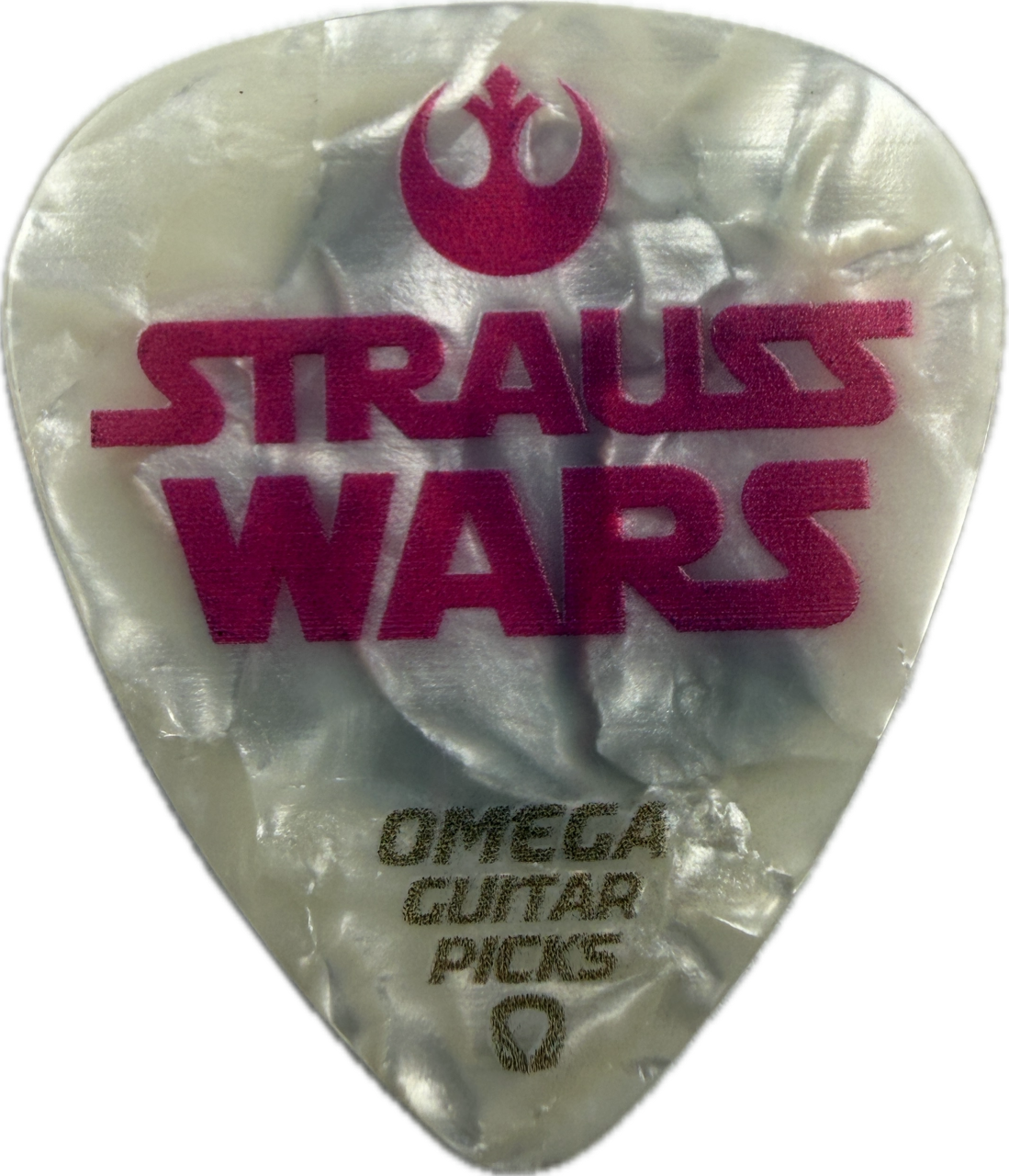 nita strauss alice cooper strauss wars omega gp pearl appearance guitar pick reverse pickrebel photo reverse