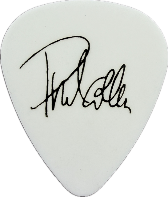 PHIL COLLEN DEF LEPPARD 2011 MIRROR BALL TOUR GUITAR PICK reverse