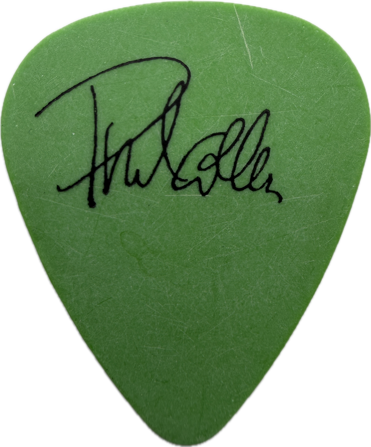 phil collen def leppard signature green guitar pick reverse pickrebel photo reverse