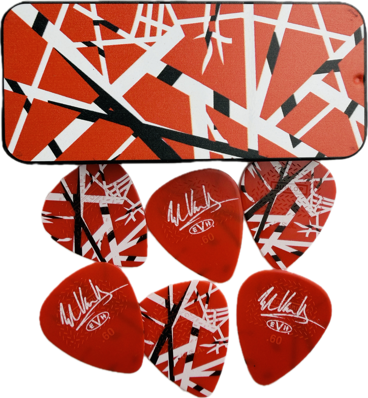 EDDIE VAN HALEN FRANKENSTEIN GUITAR PICK TIN detail 1