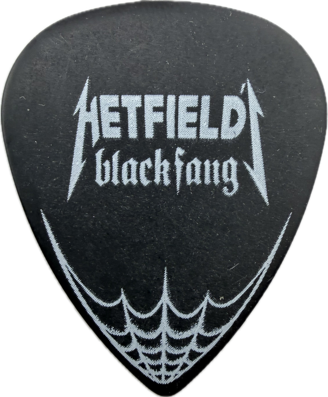 JAMES HETFIELD BLACK FANG GUITAR PICK reverse