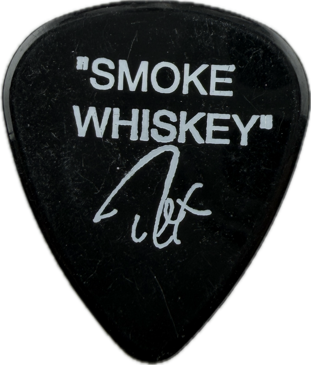 rex brown pantera 2001 reinventing the steel tour guitar pick smoke whiskey rex brown signature black guitar pick reverse pickrebel photo reverse