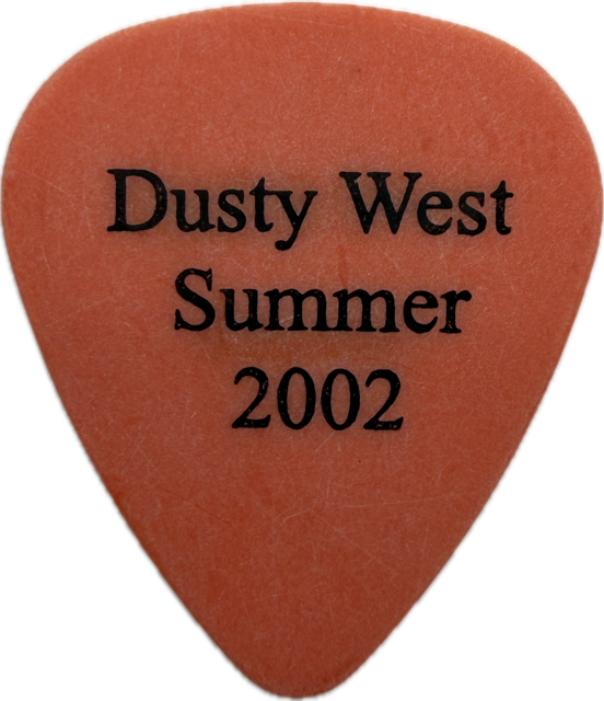 RIVERS CUOMO WEEZER 2002 MALADROIT TOUR DUSTY WEST SUMMER GUITAR PICK reverse