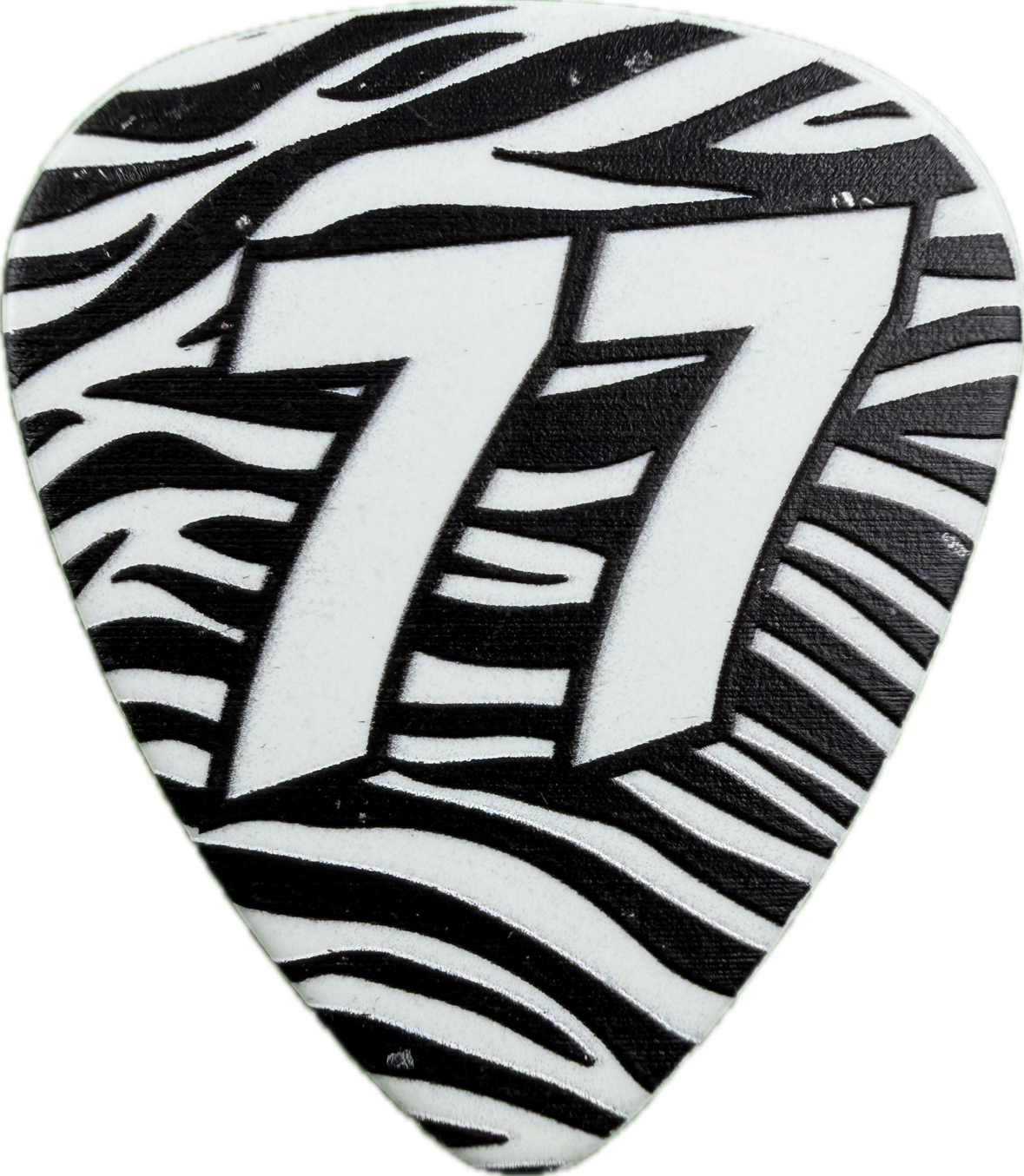 ryan roxie alice cooper 77 zebra logo guitar pick guitar pick reverse pickrebel photo reverse