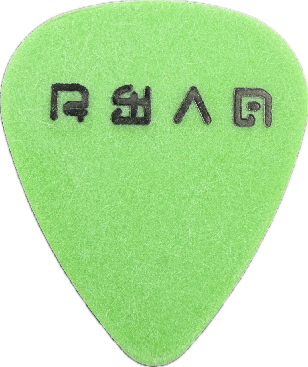 ryan shuck orgy 2000 vapor transmission tour green guitar pick reverse pickrebel photo reverse