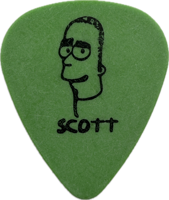 SCOTT IAN ANTHRAX 2005 ANGEL OF RETRIBUTION TOUR GUITAR PICK reverse