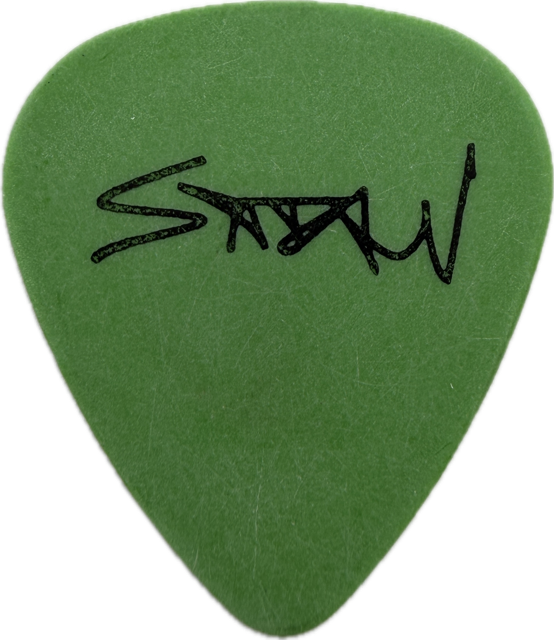 SCOTT IAN ANTHRAX 2005 ANGEL OF RETRIBUTION TOUR PENTAGRAM GUITAR PICK reverse