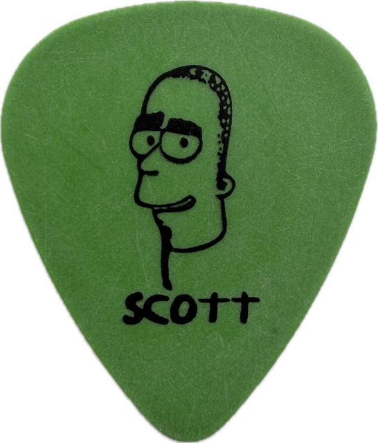 SCOTT IAN ANTHRAX 2005 ANGEL OF RETRIBUTION TOUR PENTAGRAM GUITAR PICK reverse