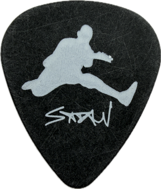 SCOTT IAN ANTHRAX 2011 WORSHIP MUSIC TOUR GUITAR PICK reverse
