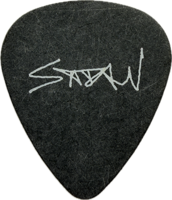 SCOTT IAN ANTHRAX 2011 WORSHIP MUSIC TOUR AMERICAN FLAG GUITAR PICK reverse