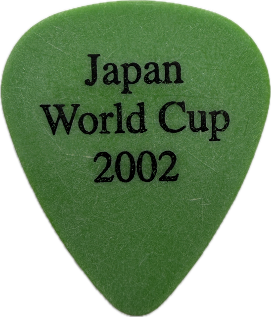 WEEZER 2002 MALADROIT TOUR JAPAN WORLD CUP GUITAR PICK reverse