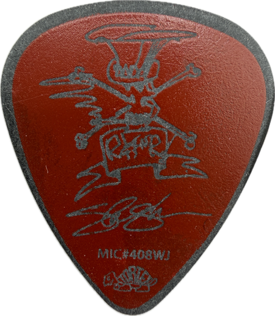 SLASH GUNS N' ROSES 2010 SOLO TOUR GUITAR PICK reverse