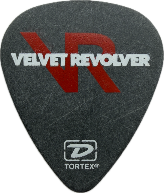 SLASH VELVET REVOLVER 2005 CONTRABAND TOUR GUITAR PICK reverse