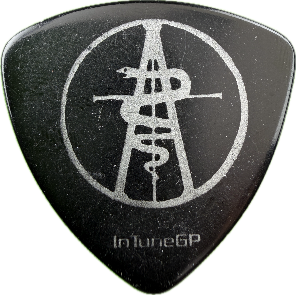 slayer intunegp black guitar pick reverse pickrebel photo reverse