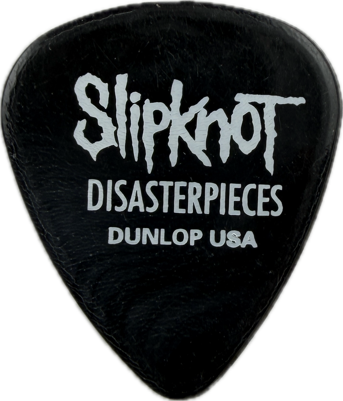 slipknot 2002 disasterpieces dvd party promo guitar pick dvd party cmd 11 1 02 black guitar pick reverse pickrebel photo reverse