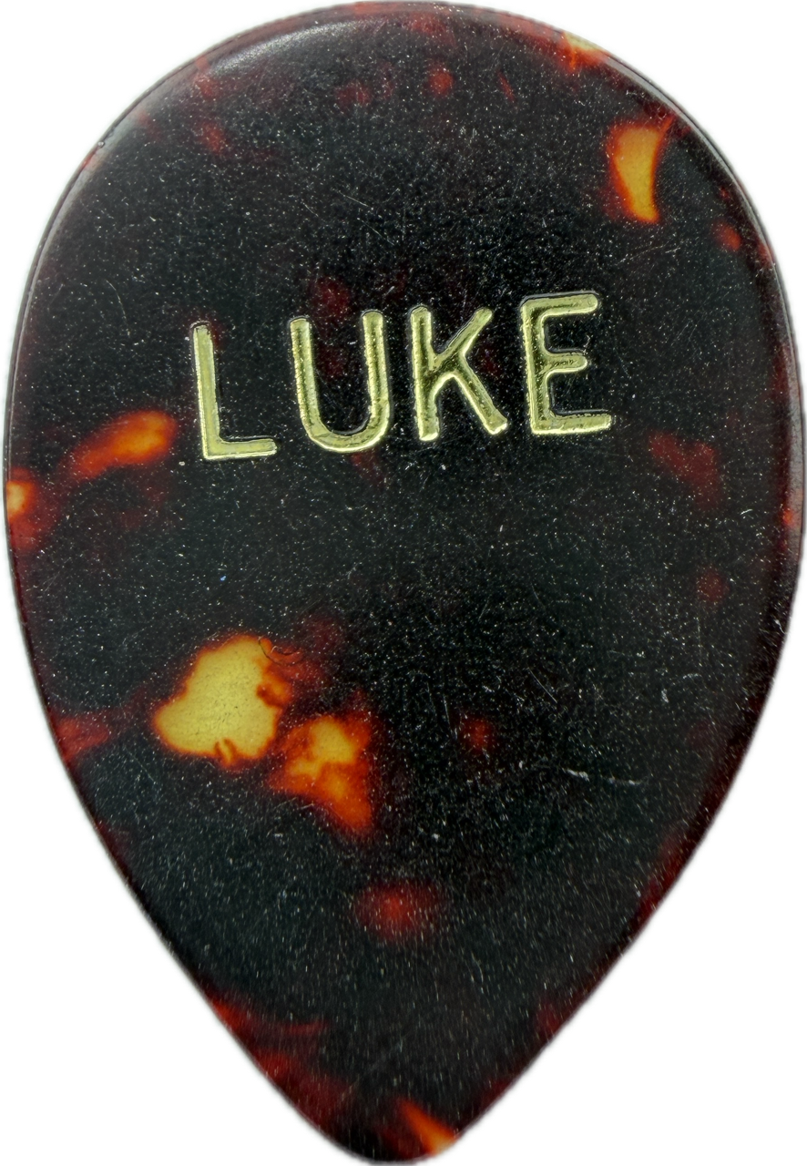 steve lukather toto 1994 1994 tour candy man black guitar pick front pickrebel photo reverse