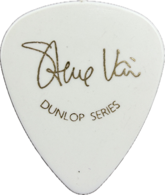 STEVE VAI 1997 DUNLOP ARTIST SERIES LARGE LOGO GUITAR PICK reverse