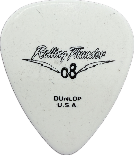TED NUGENT 2008 ROLLING THUNDER TOUR UNCLE SAM GUITAR PICK reverse