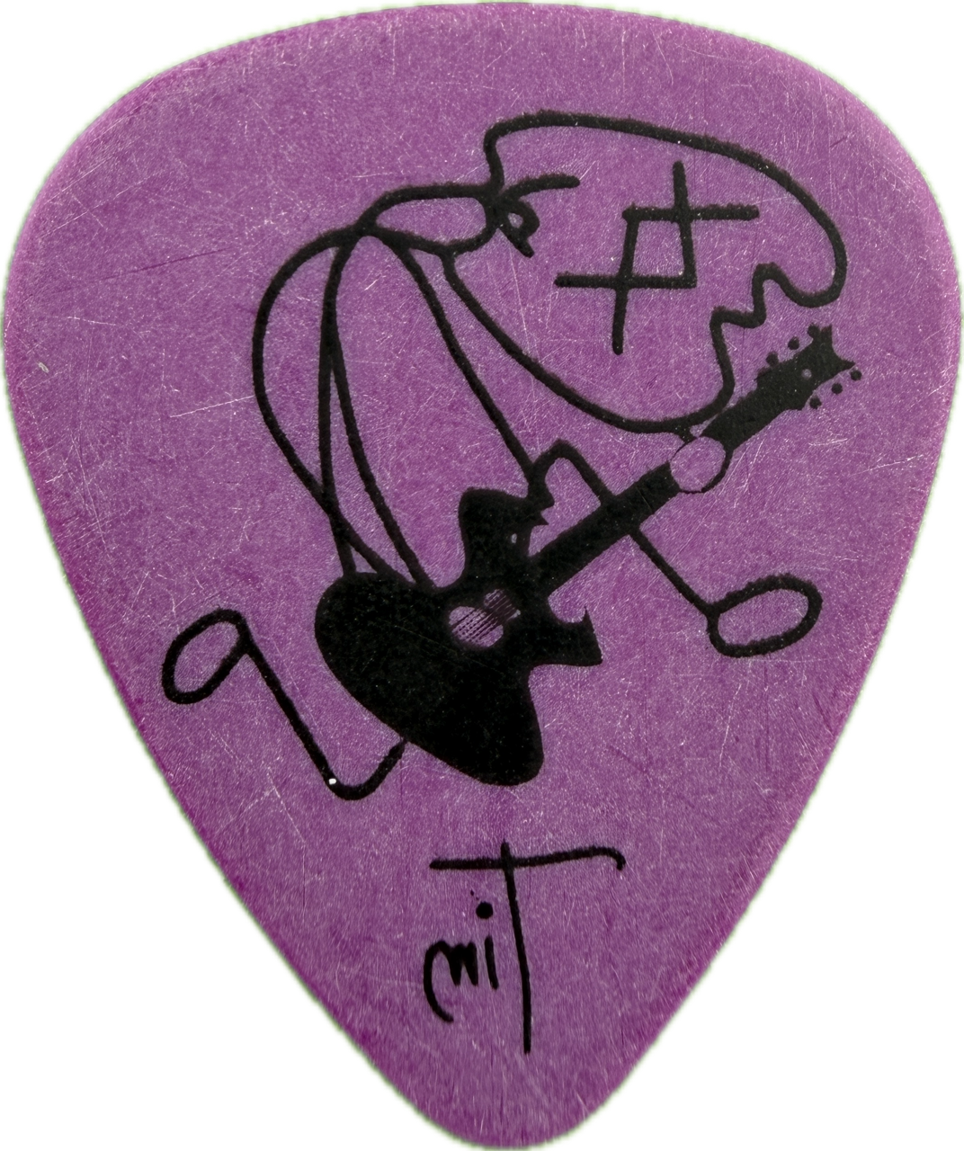 tim mahoney 311 2007 unity tour dunlop purple tortex tortex guitar pick reverse pickrebel photo reverse