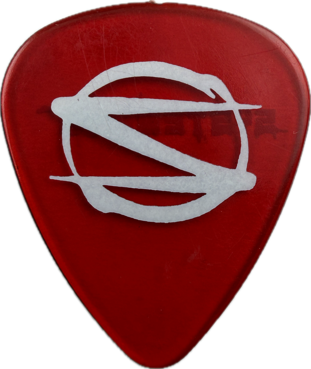 tim narducci systematic 2001 ozzfest tour red guitar pick reverse pickrebel photo reverse