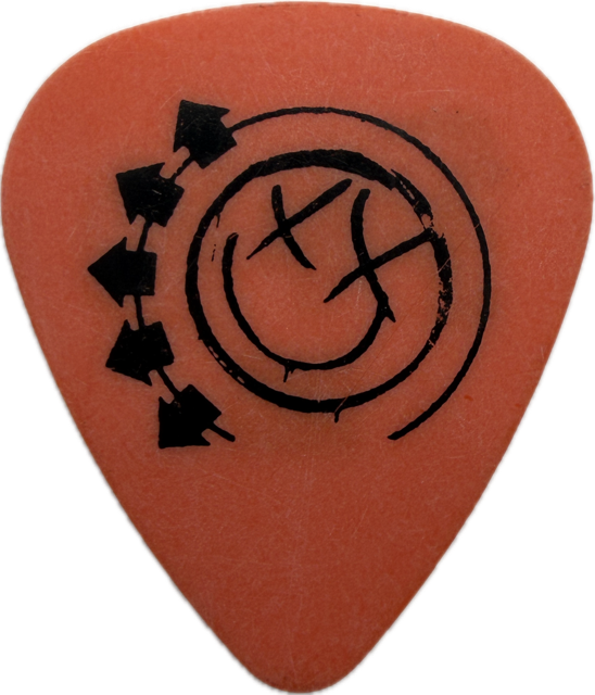 BLINK-182 2004 TOUR GUITAR PICK reverse