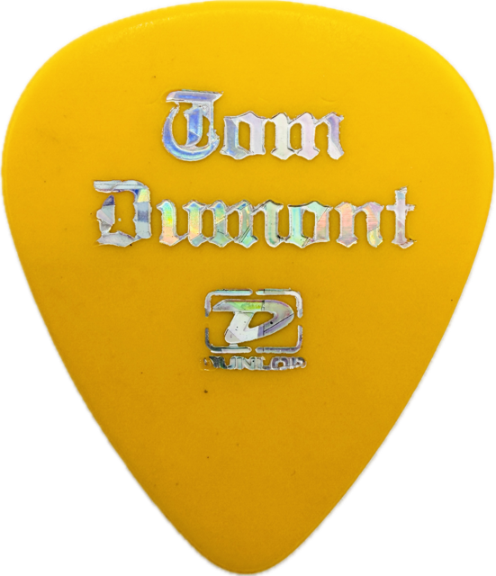 TOM DUMONT NO DOUBT 2004 TOUR CROWN GUITAR PICK reverse