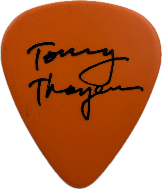 TOMMY THAYER KISS 2009 ALIVE 35 VOODOO FESTIVAL TOUR GUITAR PICK reverse