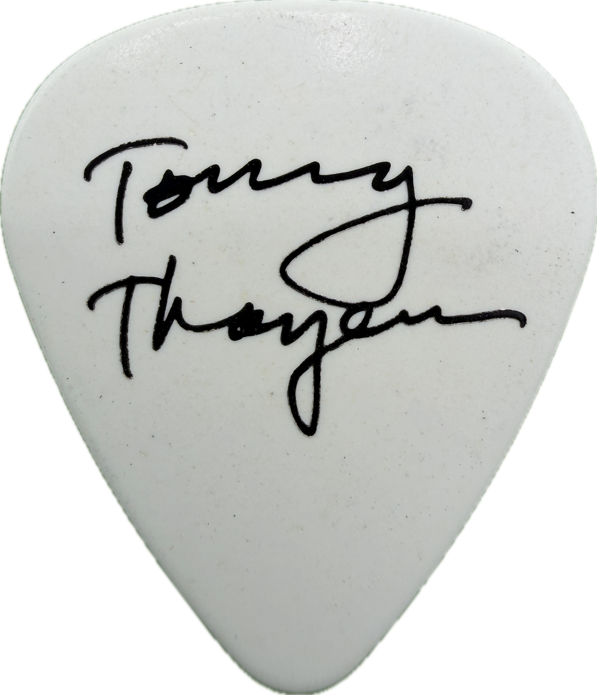 tommy thayer kiss 2012 the tour the tour white guitar pick reverse pickrebel photo reverse