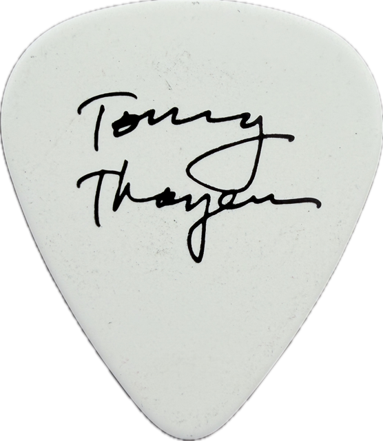 TOMMY THAYER KISS 2014 40TH ANNIVERSARY TOUR GUITAR PICK reverse