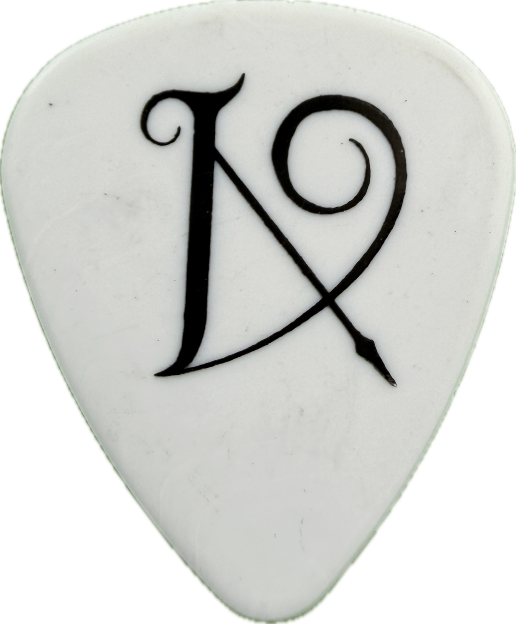 troy van leeuwen a perfect circle 2000 mer de noms tour logo white guitar pick reverse pickrebel photo reverse