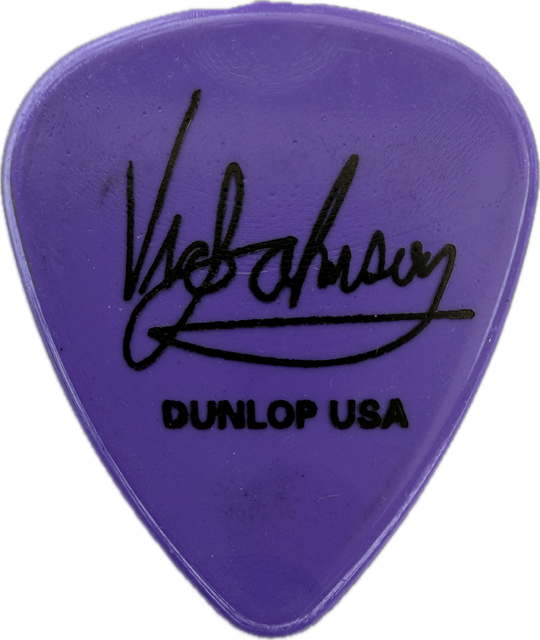 VICTOR JOHNSON SAMMY HAGAR 2002 NOT 4 SALE TOUR BUTTERMAN GUITAR PICK reverse