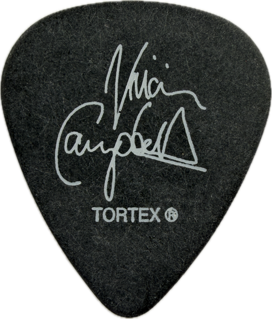 VIVIAN CAMPBELL DEF LEPPARD 2006 YEAH! TOUR GUITAR PICK reverse
