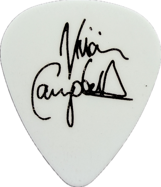 VIVIAN CAMPBELL DEF LEPPARD 2012 ROCK OF AGES TOUR GUITAR PICK reverse