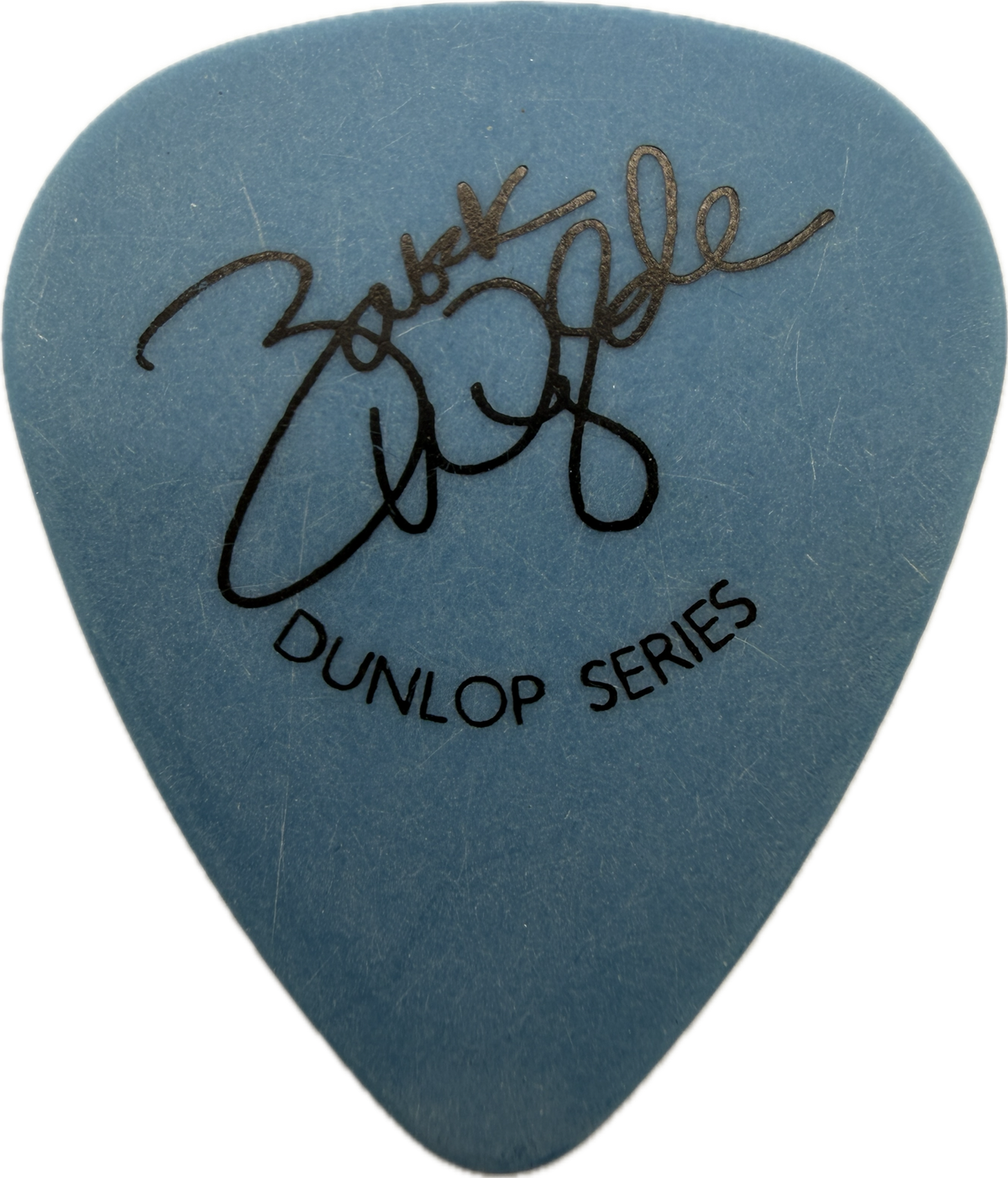 zakk wylde 1997 dunlop artist series signature blue guitar pick reverse pickrebel photo reverse