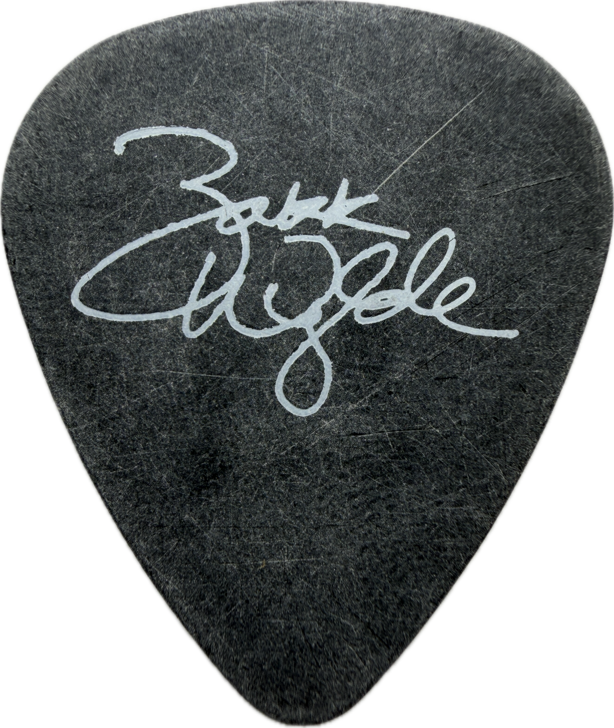 zakk wylde black label society 2003 blessed hellride tour signature dunlop black tortex guitar pick reverse pickrebel photo reverse