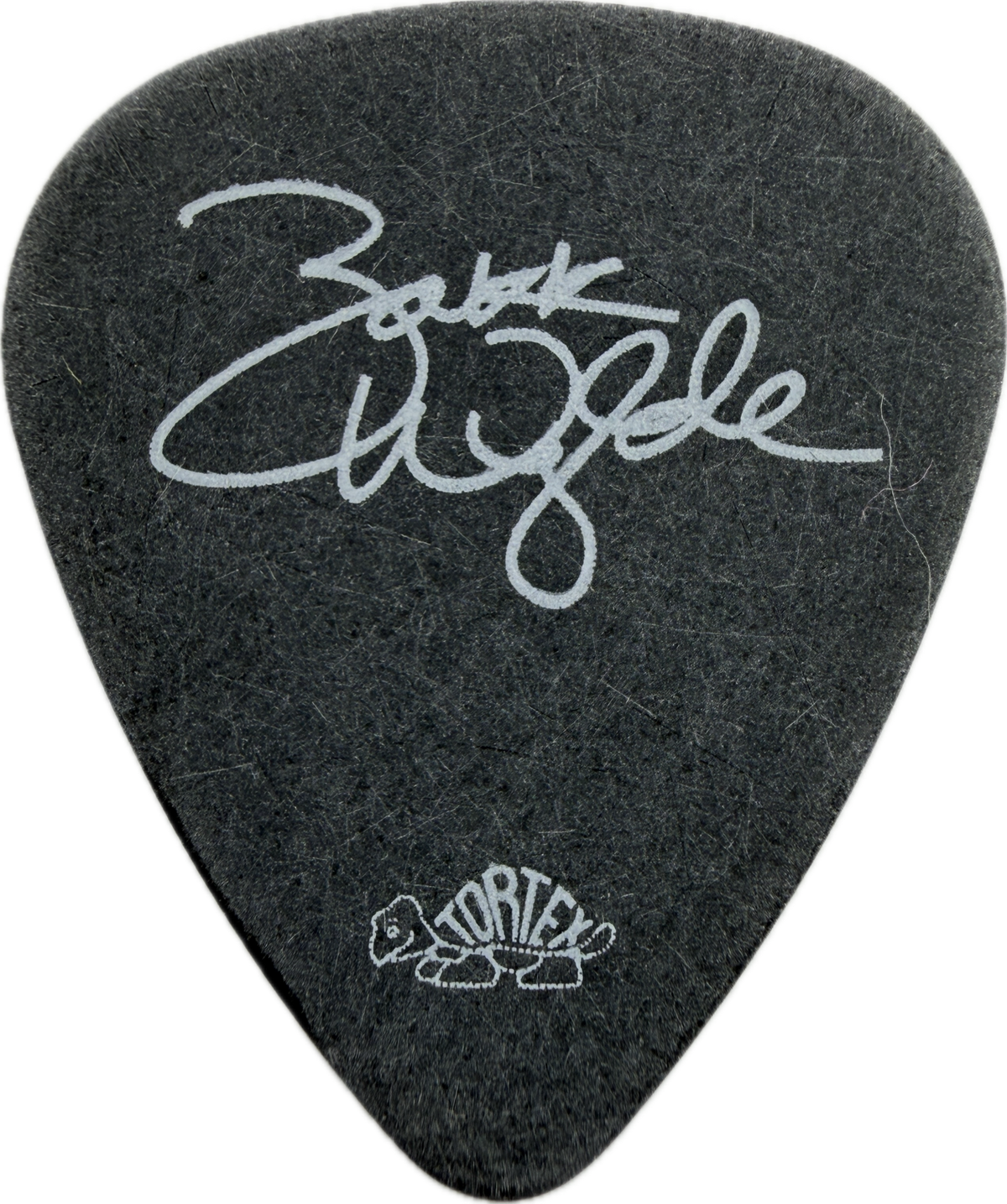 zakk wylde black label society 2006 shot to hell tour signature dunlop black tortex guitar pick reverse pickrebel photo reverse