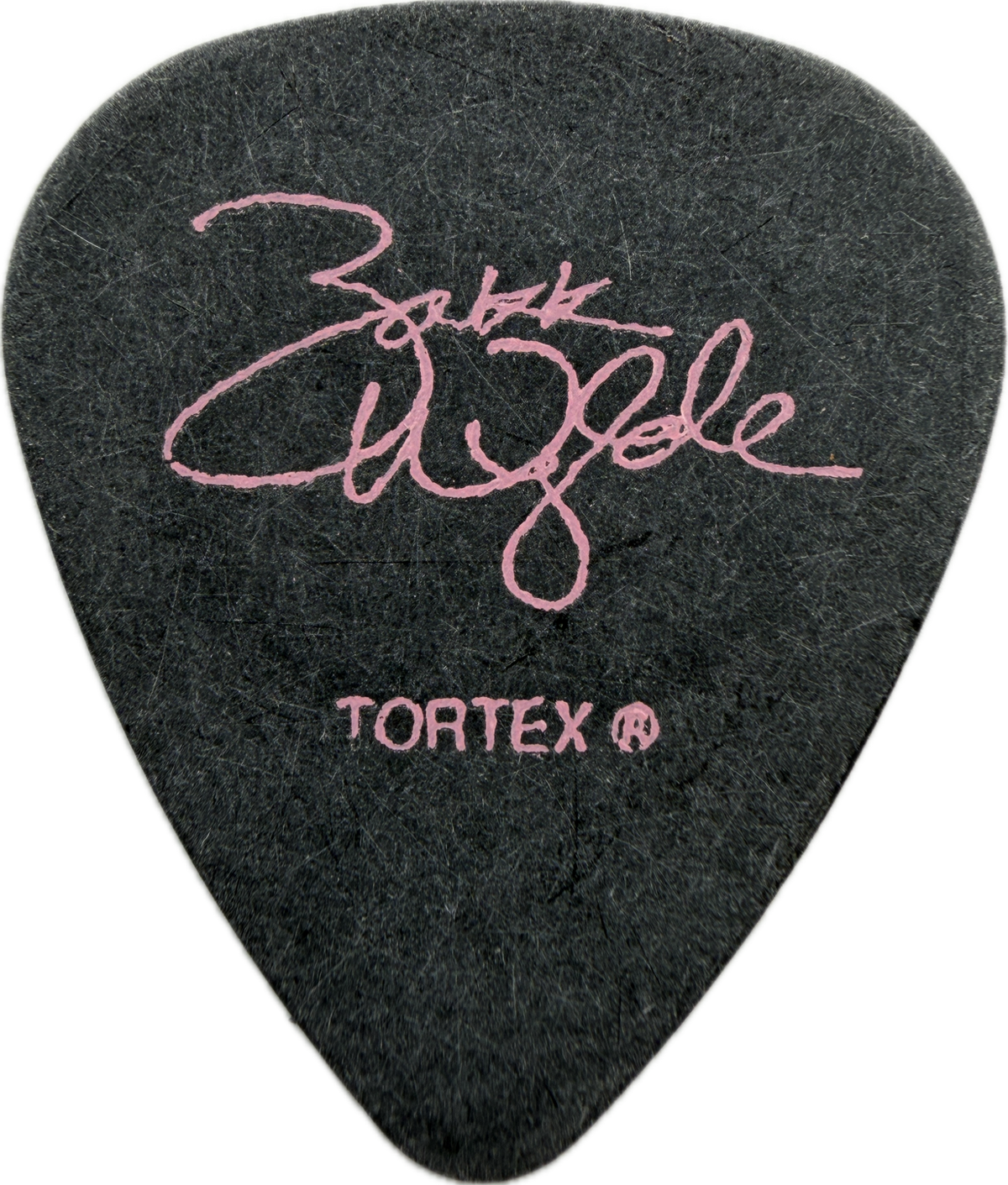 zakk wylde black label society 2006 tour signature dunlop black tortex guitar pick reverse pickrebel photo reverse