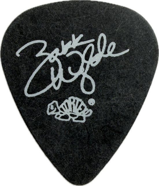 ZAKK WYLDE OZZY OSBOURNE 2002 TOUR GUITAR PICK reverse